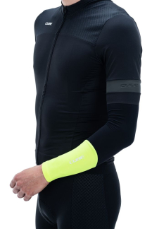 Cube arm warmers Safety neon yellow