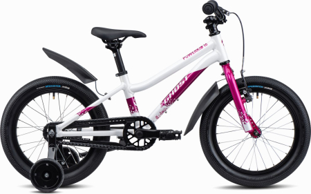 Ghost Powerkid 16 pearl white/candy magenta - glossy