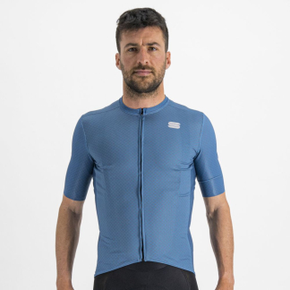 Sportful Checkmate Jersey Blue Sea Berry Blue