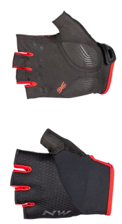 Northwave Fast Short Finger Glove Black/Red