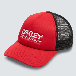 Oakley Factory Pilot Trucker Hat Iron Red