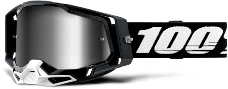 100% Racecraft Gen2 goggle anti fog mirror lens black unis