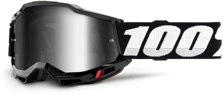 100% Accuri Gen2 goggle anti fog mirror lens black unis