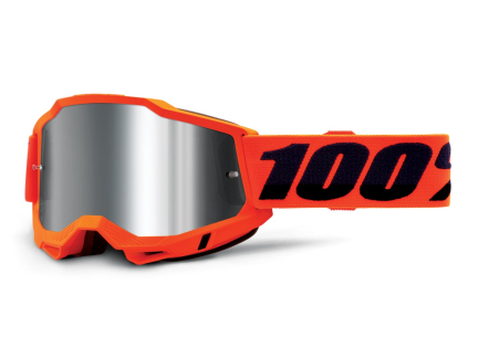 100% Accuri Gen. 2 goggle anti fog mirror lens Orange