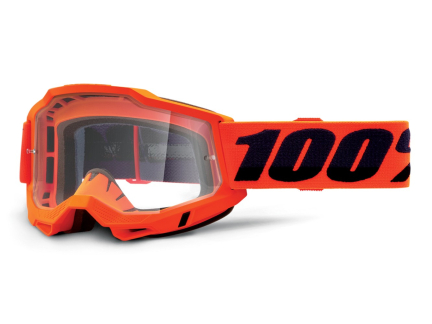 100% Accuri Gen. 2 goggle anti fog clear lens Orange