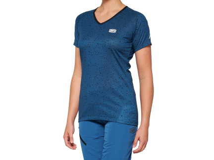 100% Airmatic Womens Short Sleeve Jersey Slate Blue