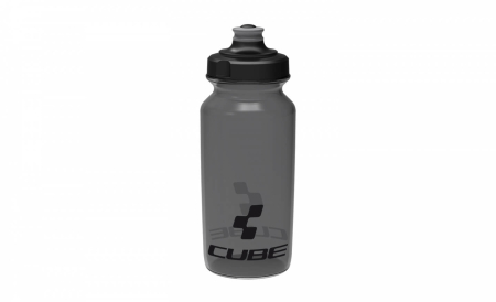 Cube water bottle 0.5l Icon black
