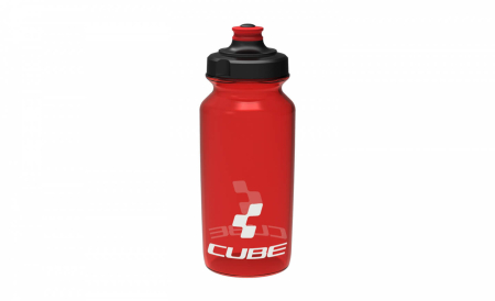 Cube water bottle 0.5l Icon red