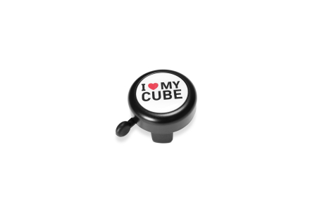 Cube Fahrradklingel I LOVE MY CUBE black´n´white´n´red 2019