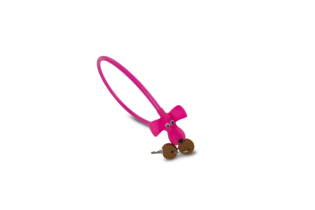 RFR cable lock HPS "DOG" 10 x 450 mm pink 2019