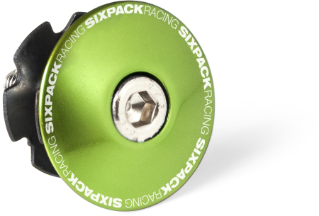 Sixpack Aheadcap standard 1-1/8" mit Kralle electric-green
