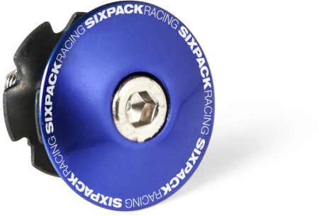 Sixpack Aheadcap standard 1-1/8" with claw blue