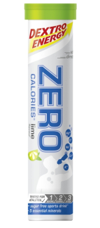 Dextro Energy Zero Calories Effervescent Tablets Lime
