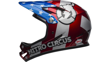 Bell Sanction red/silver/blue Nitro Circus