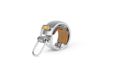 Knog Oi Luxe bicycle bell silver