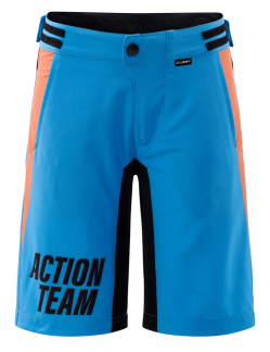 Cube JUNIOR Baggy Shorts X Actionteam blue'n'orange
