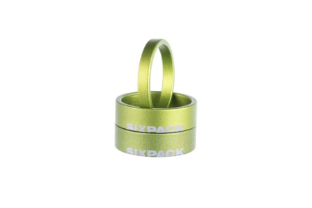 Sixpack Menace 1-1/8" Spacer electric-green