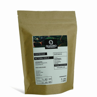 Quadro Coffee Ketobu Gold Espresso, 3X Blend - Whole Bean