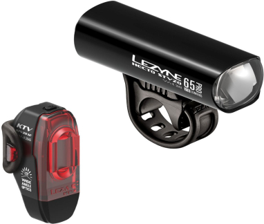 Lezyne LED Fahrradbeleuchtungsset Hecto Pro 65 StVZO + KTV Drive StVZO