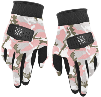 Loose Riders C/S Freeride Gloves Pink Camo