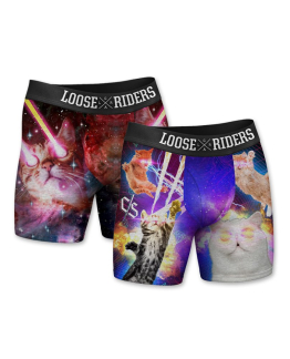 Loose Riders Boxer 2-Pack Lazer Cats
