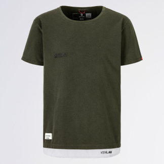 Nineyard Layered Long T-Shirt  used olive