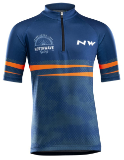 Northwave Origin Junior Jersey Sh Sls Blue/Orange