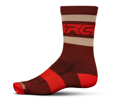 Ride Concepts Fifty/Fifty Merino Socks Oxblood