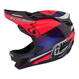 Troy Lee Designs D4 Carbon Helmet W/Mips Reverb Pink / Purple