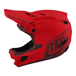 Troy Lee Designs D4 Composite Helmet W/Mips Stealth Red