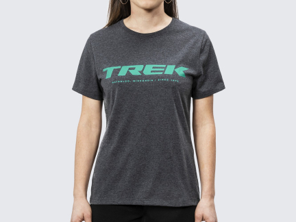 Trek Women's T-Shirt Solid Charcoal