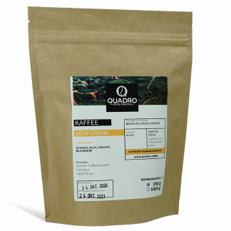 Quadro Coffee VIEW Crema, 4fach Blend für den Vollautomaten