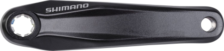 Shimano Kurbelarm Links für FC-M430 schwarz, SHIMANO-Logo