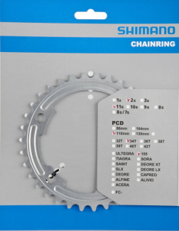 Shimano Kettenblätter 105 FC-5800 Silber