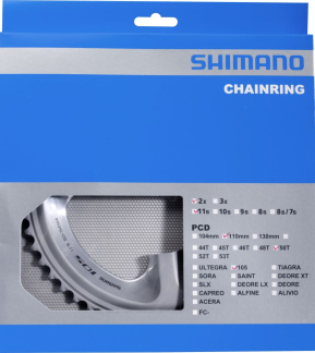 Shimano Kettenblätter 105 FC-5800 Alu/Glasfaserverstärkter Kunststoff Silber