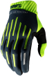 100% Ridefit Glove Fluo Yellow / Charcoal