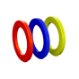 Magura Blenden-Ring Kit für Bremszange, 2 Kolben Zange, ab MJ2015 (blau, neonrot, neongelb)