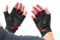 Cube Handschuhe kurzfinger X NF red