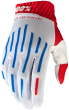 100% Ridefit Glove Red / white / Blue