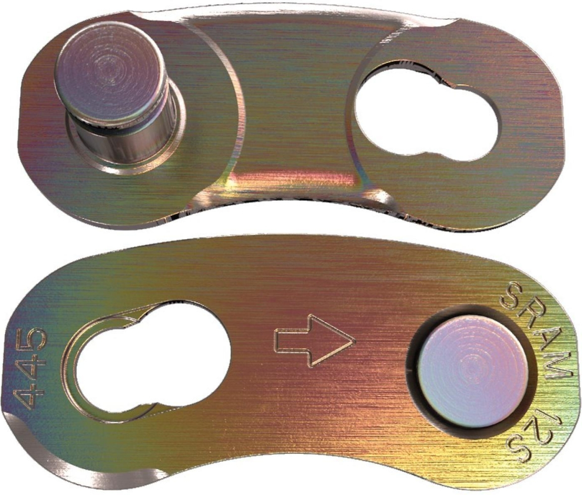 SRAM Kettenverschluß-Glied Power Lock Kettenverschluss Power Lock für 12-fach Ketten, rainbow