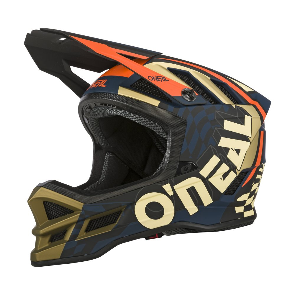 O'Neal Blade Polyacrylite Helmet Zyphr blue/orange