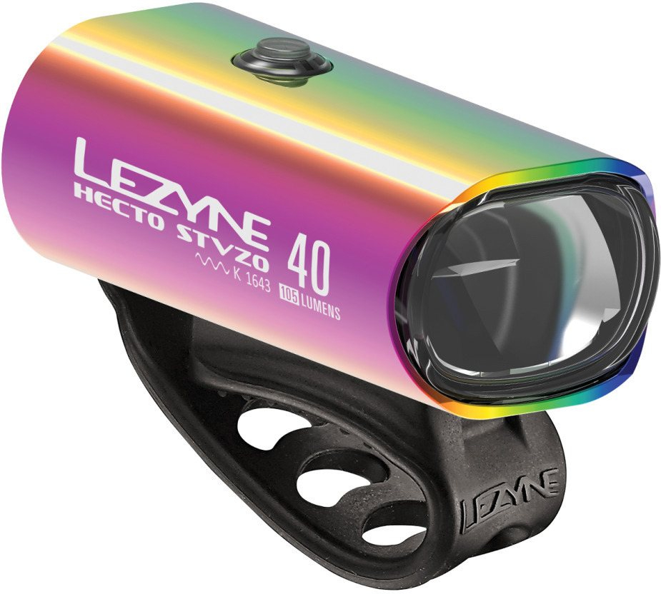Lezyne LED bike lights Hecto Drive 40 StVZO front light neo metallic