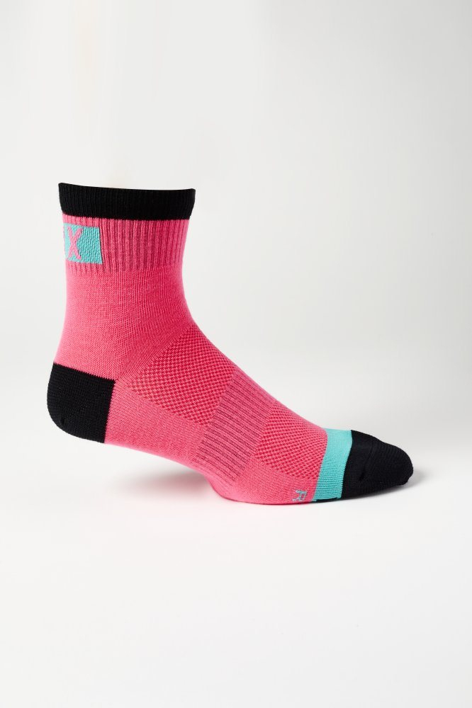 Fox Socken Flexair Merino 4“ pink