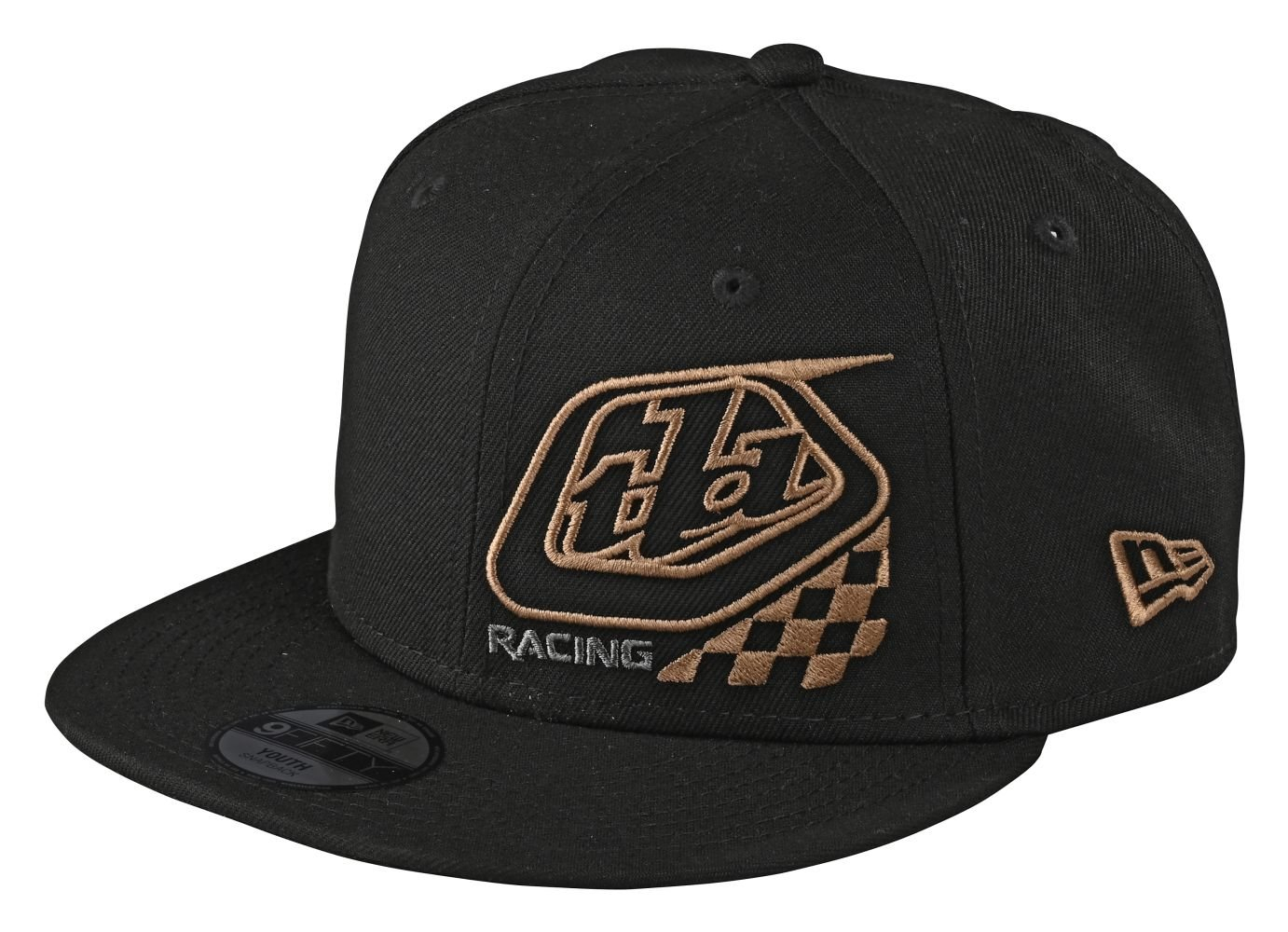 Troy Lee Designs Youth Precision 2.0 Checkers Snapback Hat Black
