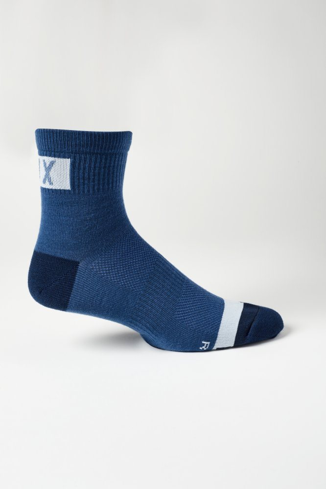 Fox Socken Flexair Merino 4“ matte blue