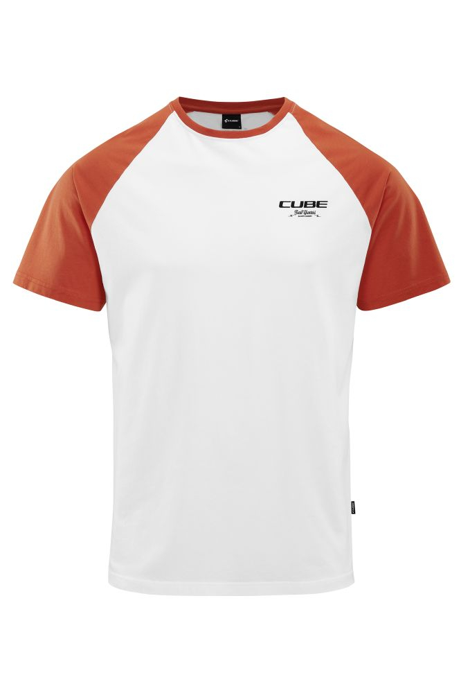 Cube Organic T-Shirt GTY FIT Trail Hunter white´n´red