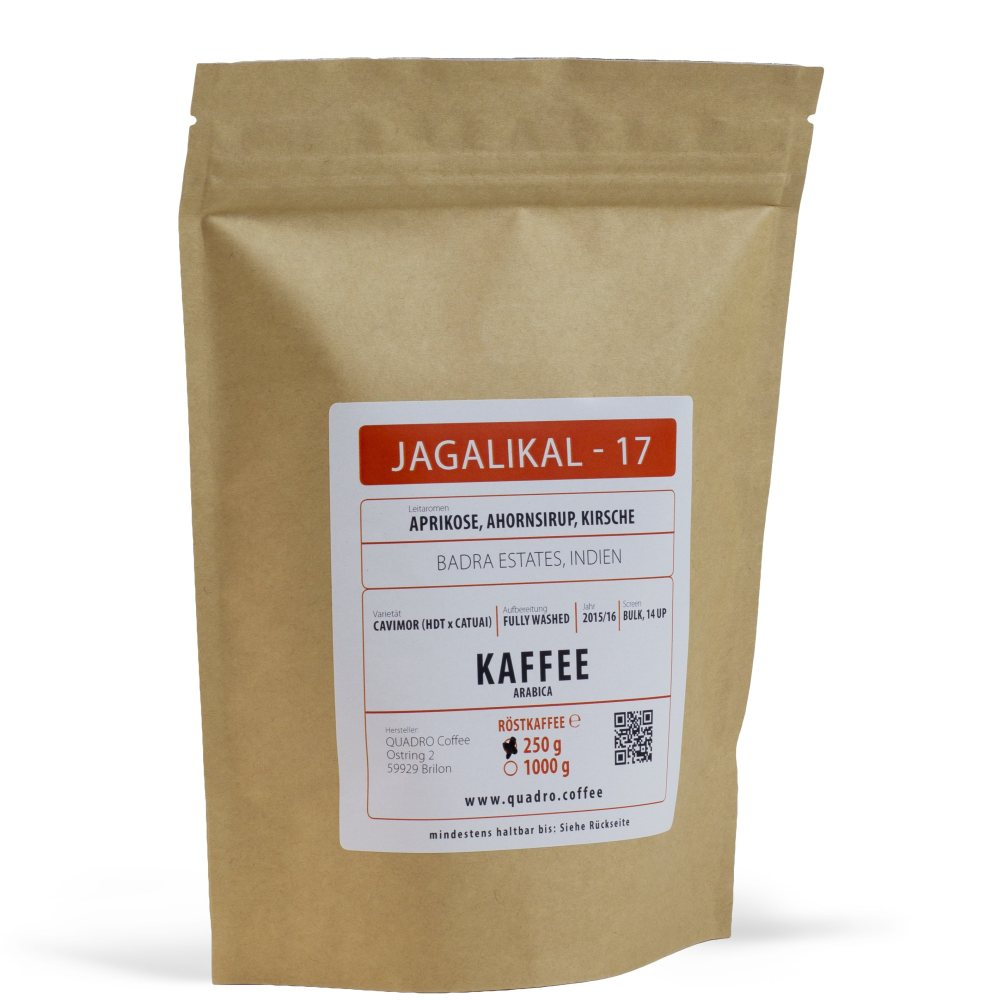 Quadro Coffee Jagalikal - 17 S 795, Pulped Natural - Espresso