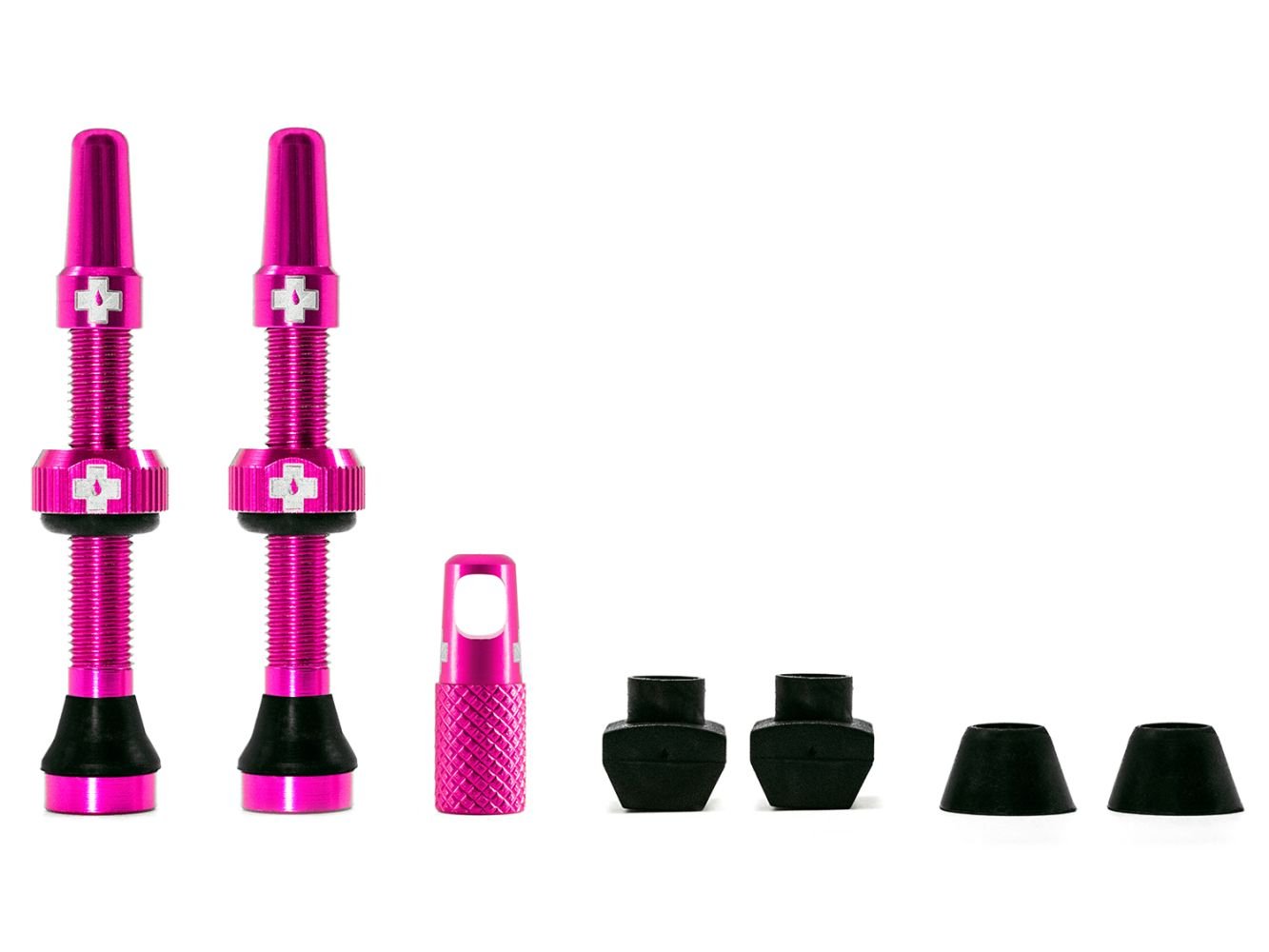 Muc Off Tubeless Valve Kit Universal for MTB & Road pink