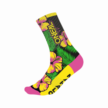 O'Neal MTB Performance Sock Island pink/green/yellow
