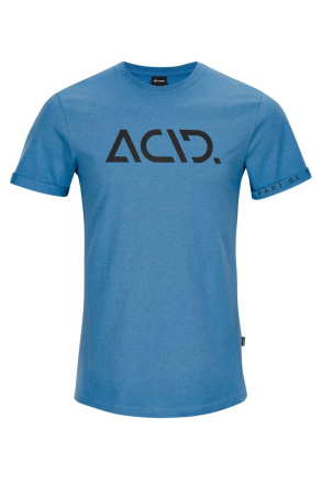 Acid Organic T-Shirt Classic Logo blue